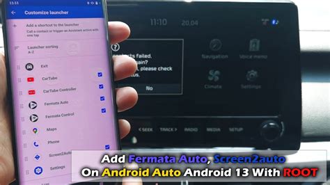 Активация Fermata на Android Auto