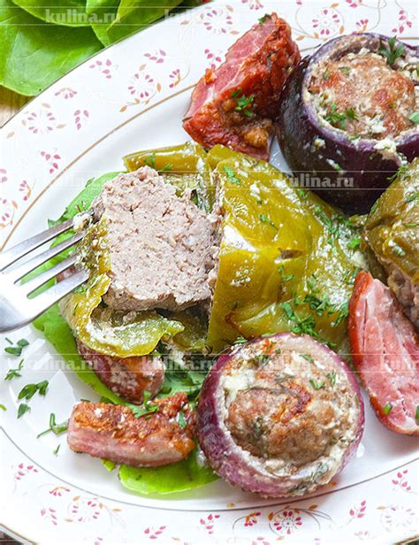 Ароматные овощи в сочетании с мясом