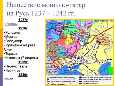 Воздействие на Русь