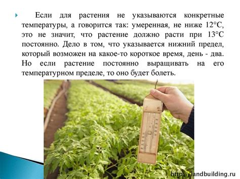 Воздействие температуры