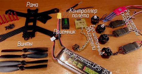 Выбор необходимых деталей для сборки