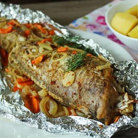 Выпекание рыбы в духовке
