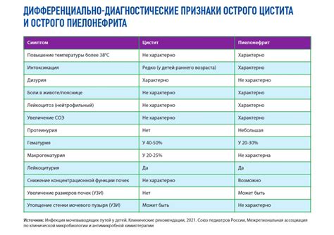Диагностика цистита