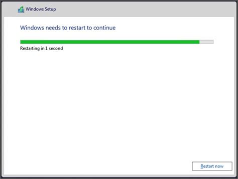 Завершение установки Windows 10