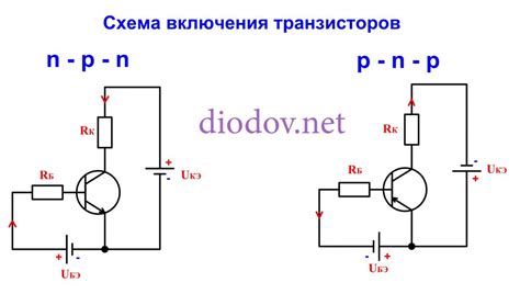 Запуск npn транзистора