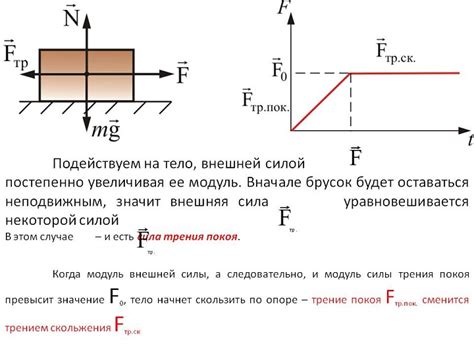 Изменение давления и трения