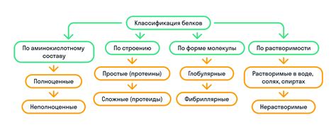 Изменения состава белков