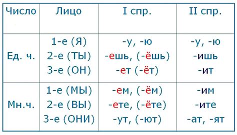 Изучение базовых правил глагольного спряжения