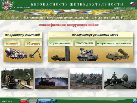Использование разнообразного вооружения