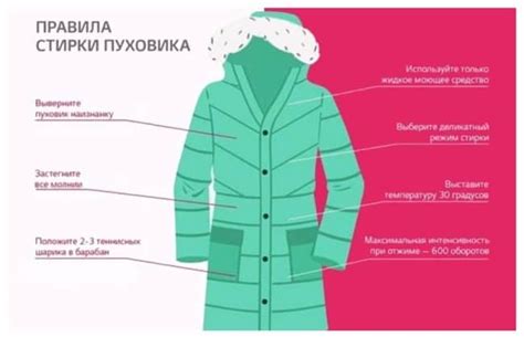 Использование специальных средств для сохранения качества пуховика