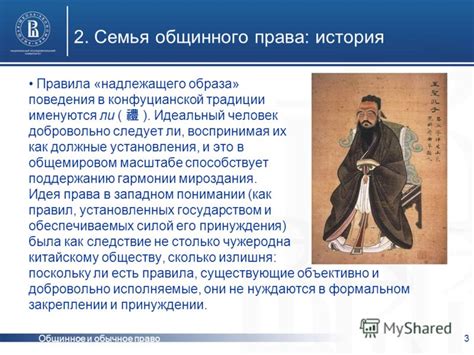 История установления правила