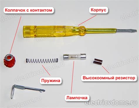 Методика проверки проводов с использованием индикаторной отвертки
