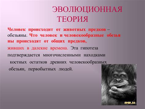 Наследие предков и эволюционная потребность