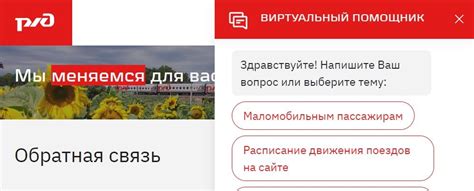Онлайн-сервис для пассажиров