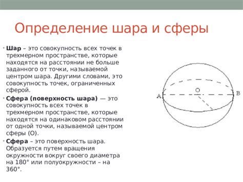 Определение диаметра шара с помощью линейки
