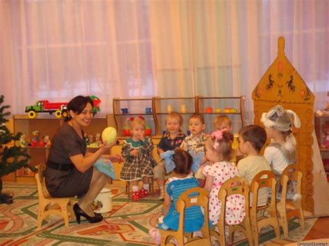 Организация занятий в детском саду