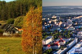 Основные отличия города и поселка
