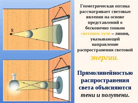 Отклонение от света и тени
