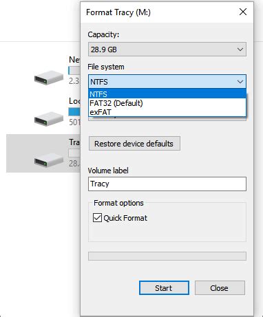 Откройте проводник и подключите USB