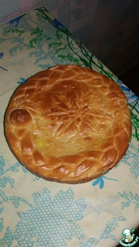Пирог с мясом и луком