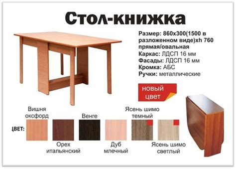 Плюсы стола