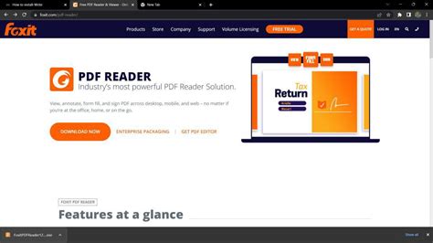 Получение Foxit Reader