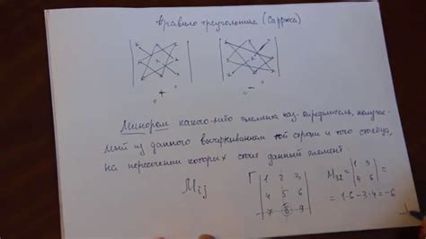 Понятие определителя и его значения
