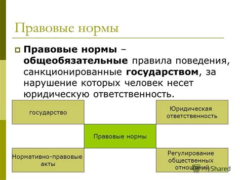 Правовые нормы в РФ