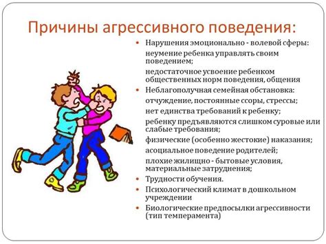 Причины агрессивного поведения