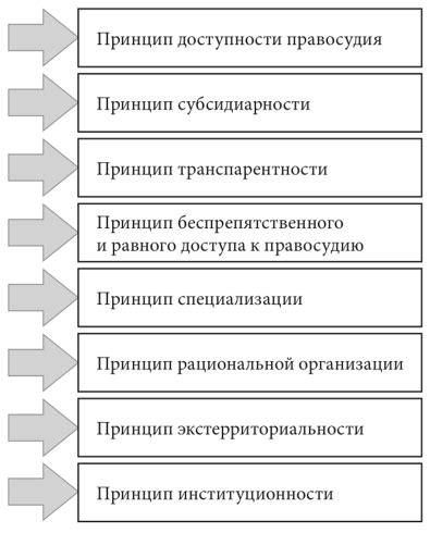 Процесс формирования правовых принципов