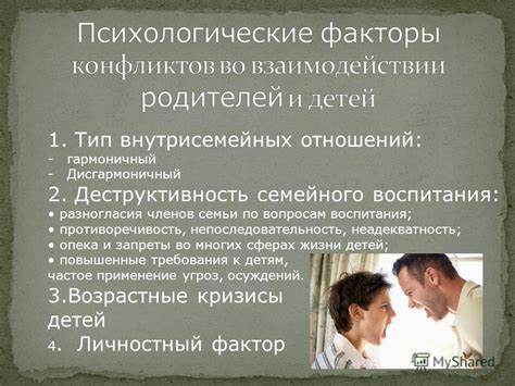 Разногласия по вопросам семейной жизни