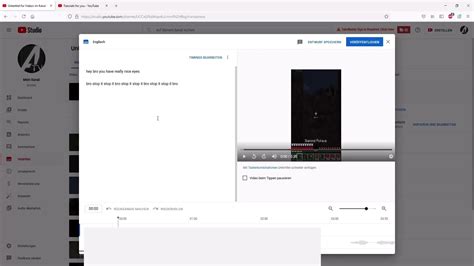 Редактирование субтитров на YouTube