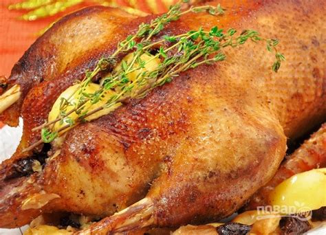 Рецепты гуся с яблоками: классика и новые вариации
