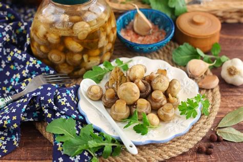 Рецепт маринования шампиньонов