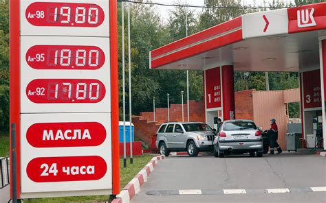 Сравнение цен на 95 и 92 бензин