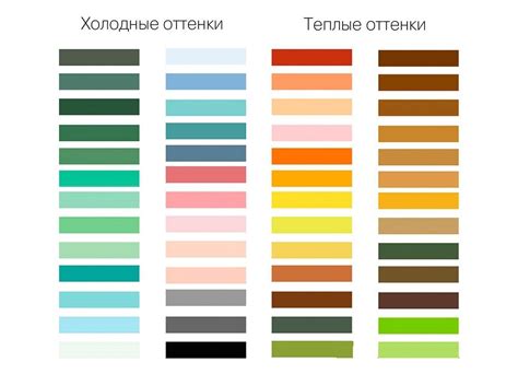Теплые и холодные оттенки, которые подходят к грязно сиреневому