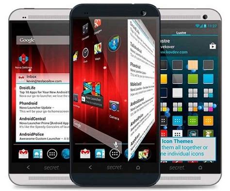 Удаление Nova Launcher из приложений