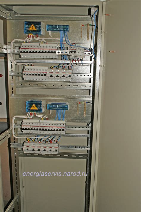 Установка новых распределительных щитов