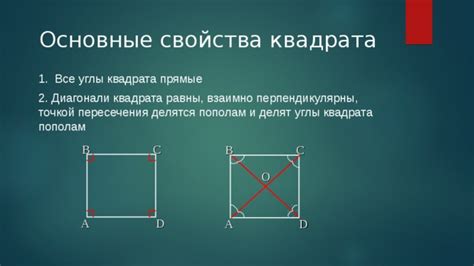  Диагонали квадрата: основные концепции 