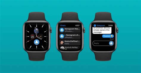 Возможности Telegram на Apple Watch