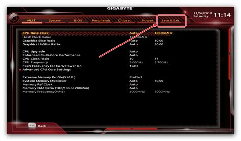 Настройка BIOS на Gigabyte G5 MF