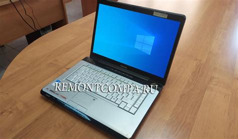 На ноутбуке Toshiba Satellite
