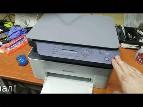 Проверка печати с помощью принтера HP Laser MFP 135w