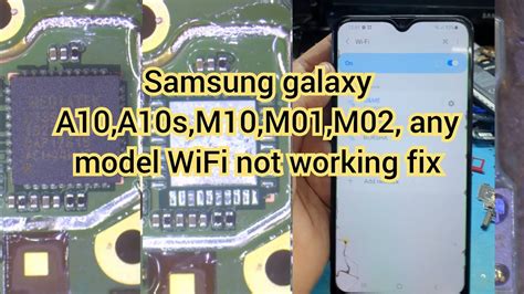 Установка Wi-Fi на Samsung Galaxy A10