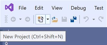 Шаг 2: Создание нового проекта в Visual Studio